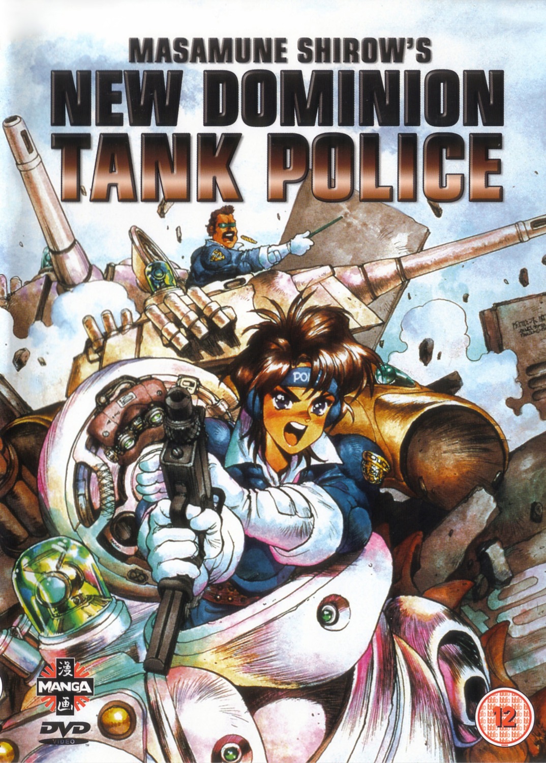 charles_brenten, dominion_tank_police, mecha, ozaki_leona, shirow_masamune