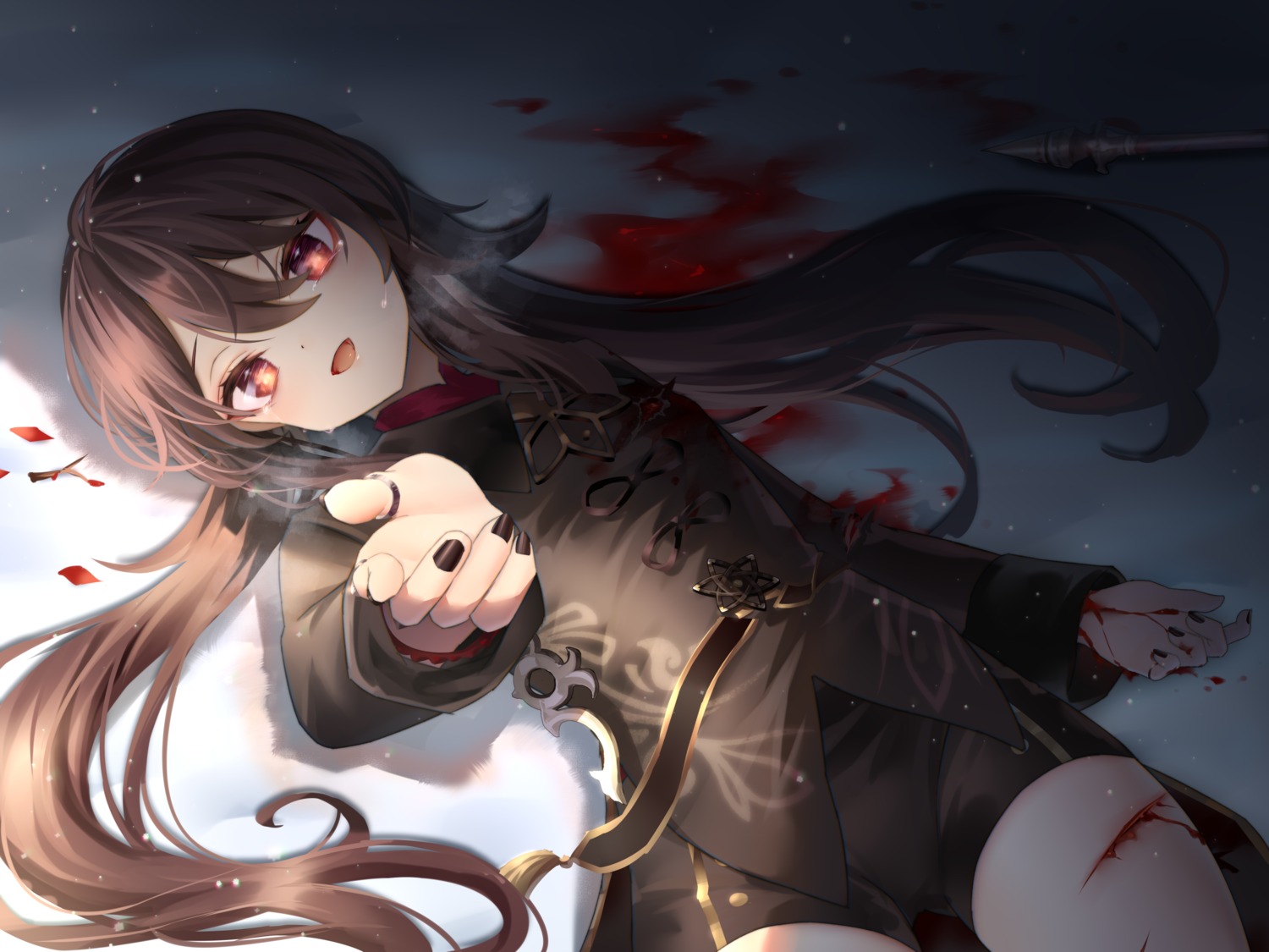 asian_clothes, blood, genshin_impact, hu_tao, neit_ni_sei