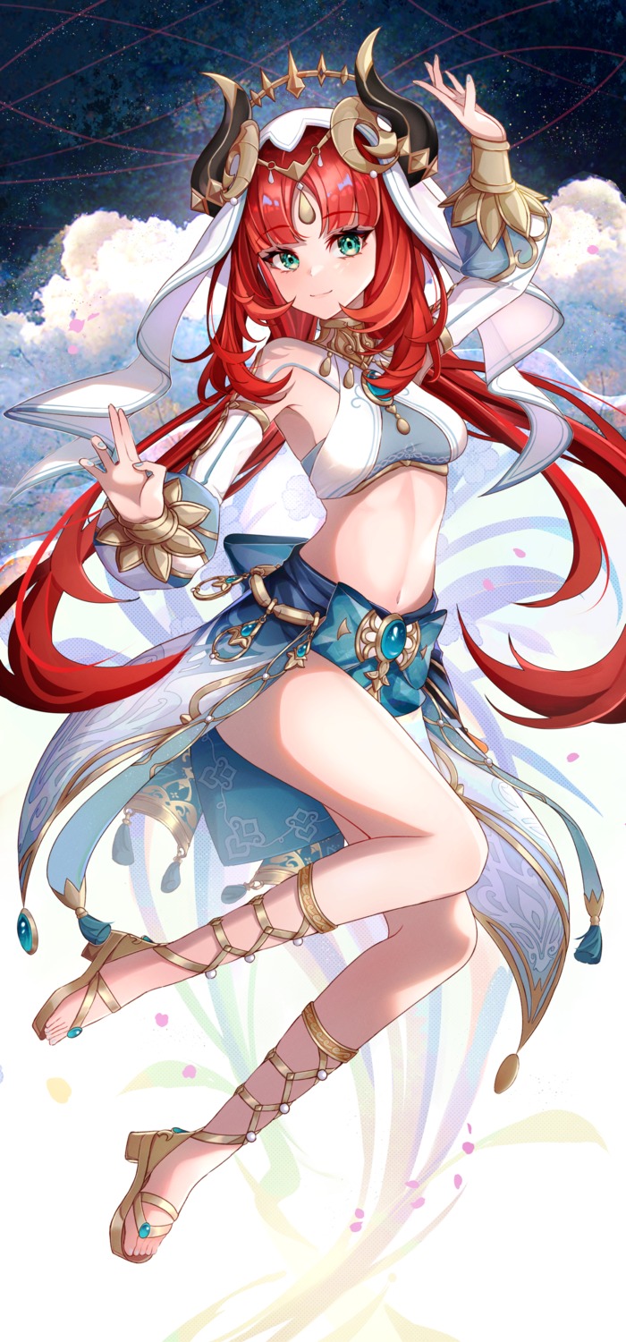 genshin_impact, horns, nilou, pupy_exe