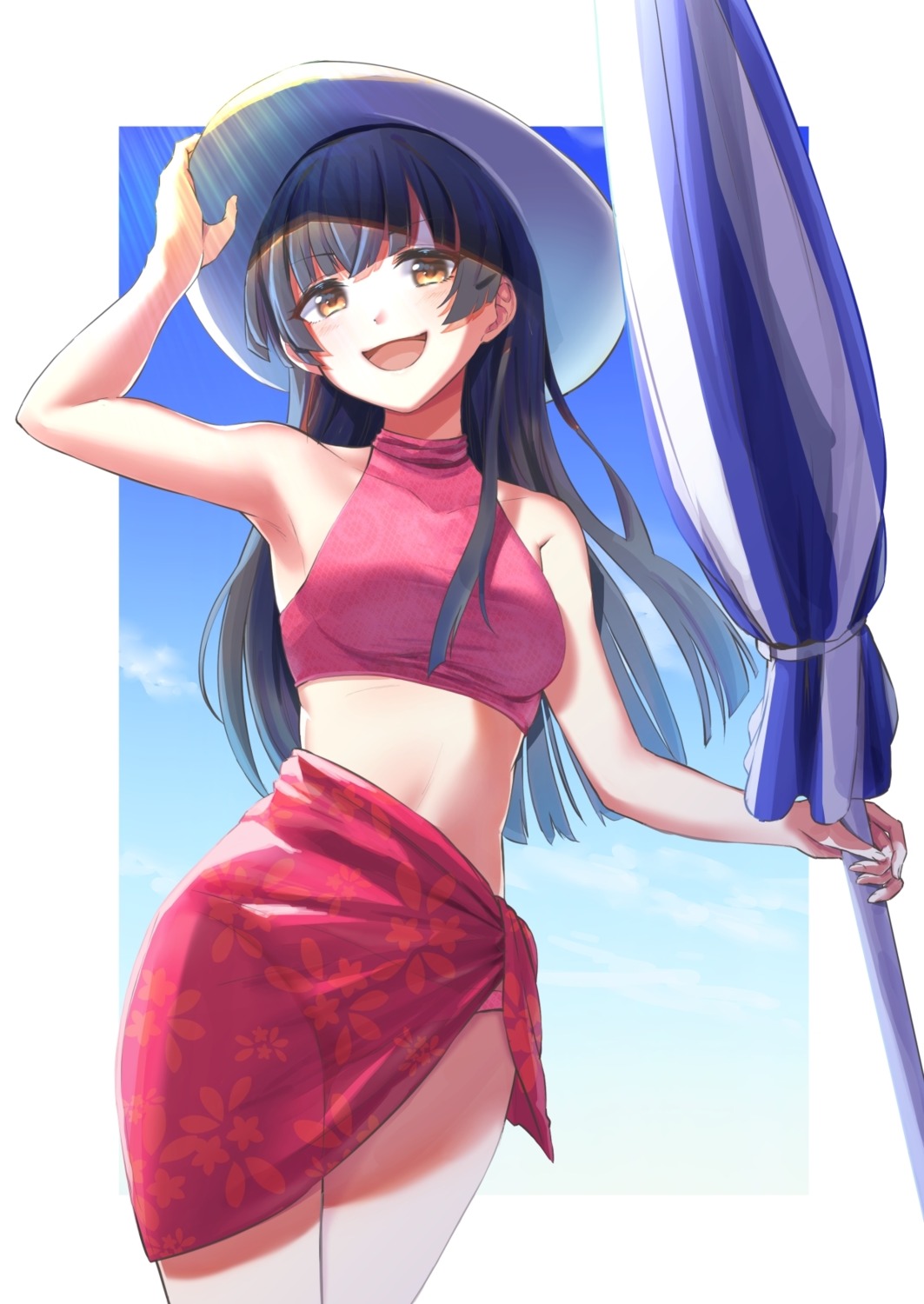 bikini, kaiso_(kaisooekaki), mayuzumi_fuyuko, see_through, swimsuits, the_idolm@ster, the_idolm@ster_shiny_colors