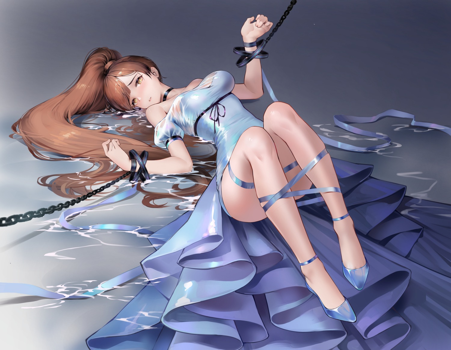bondage, dress, janload1ng, see_through