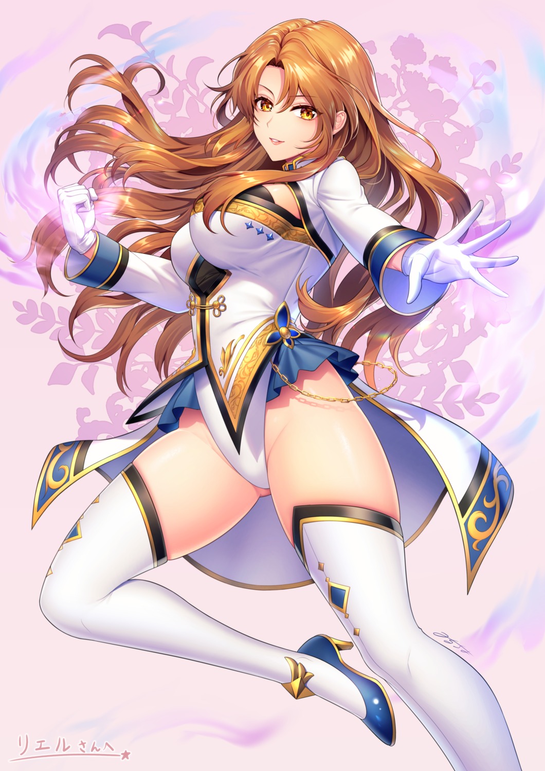heels, leotard, mirucho, thighhighs