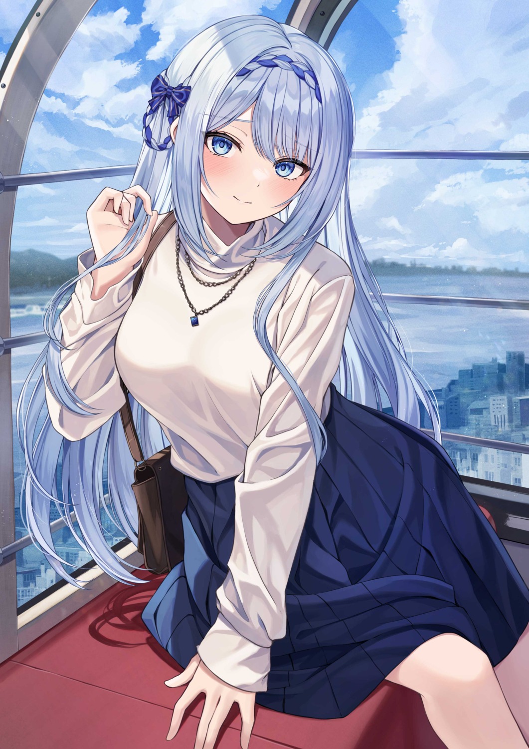 cool_na_megami-sama_to_issho_ni_sundara_amayakashi_sugite_ponkotsu_ni_shiteshimatta_ken_ni_tsuite, kuroto_yuu, mikoto_rei, sweater