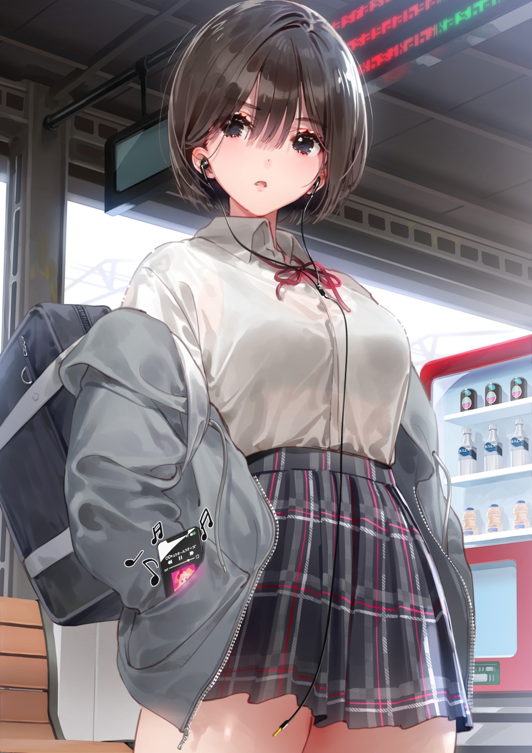 bra, dsmile, see_through, seifuku