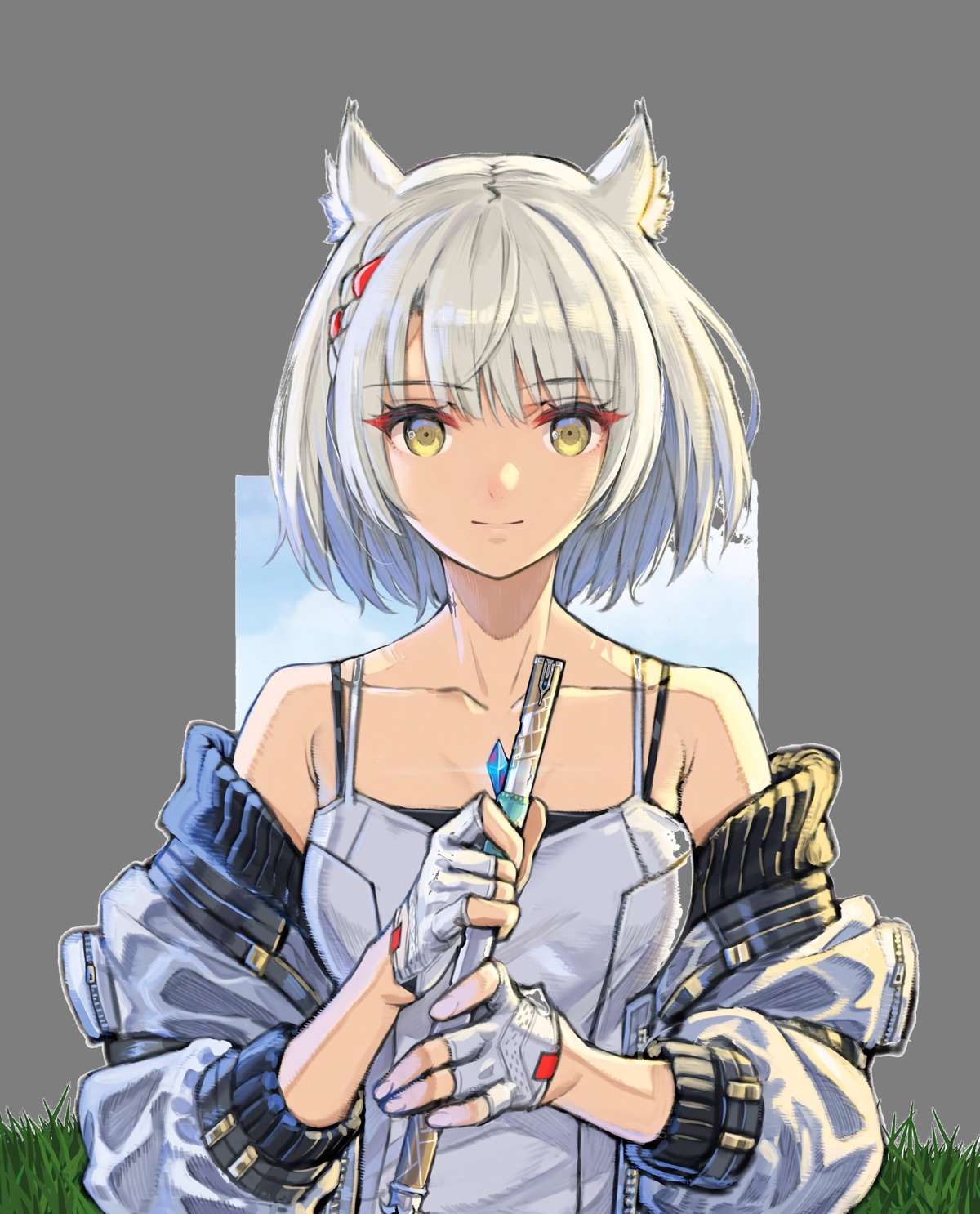 animal_ears, mio_(xenoblade_3), saitom, transparent_png, xenoblade_(series), xenoblade_3