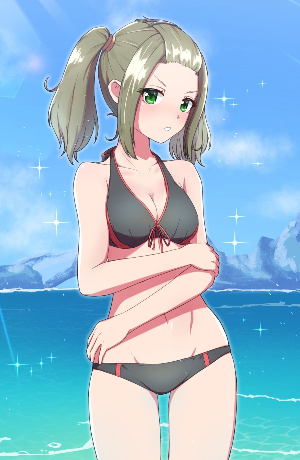 bikini, cleavage, kamidan, shania_(xenoblade_3), swimsuits, xenoblade_(series), xenoblade_3