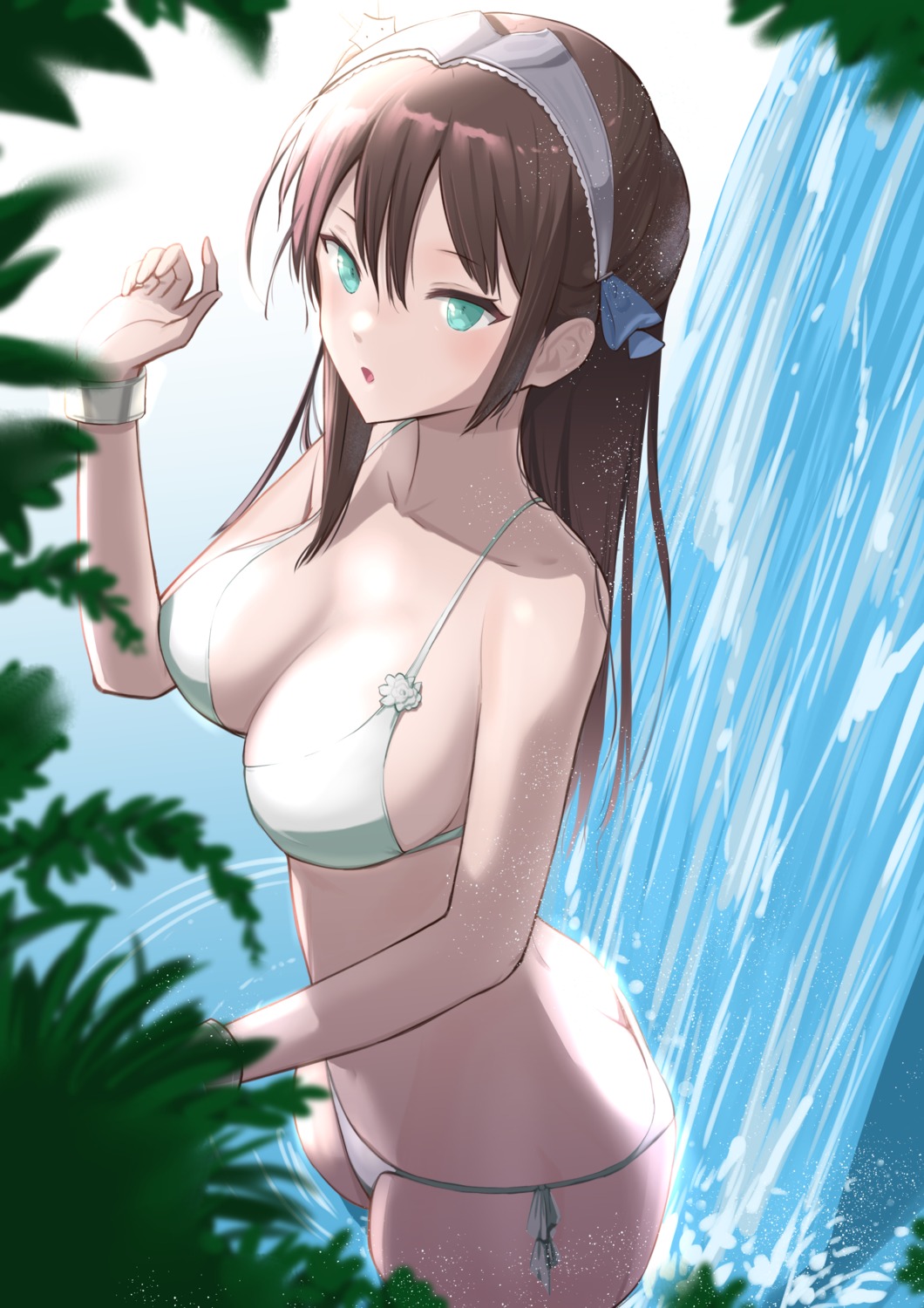 azur_lane, bikini, newcastle_(azur_lane), sankyo_(821-scoville), swimsuits, wet