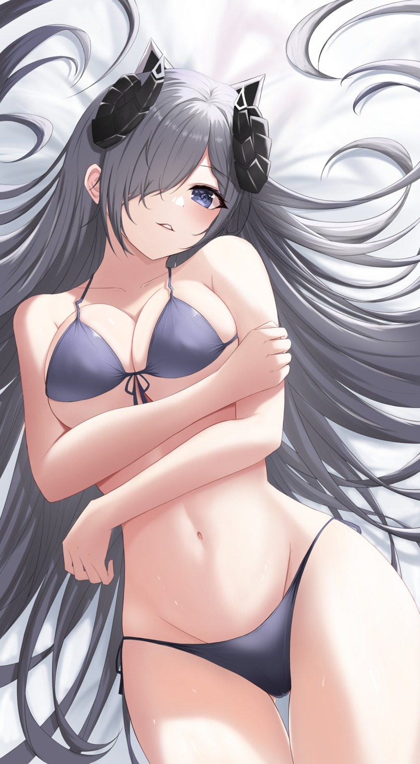 august_von_parseval_(azur_lane), azur_lane, bikini, slqnsdl, swimsuits