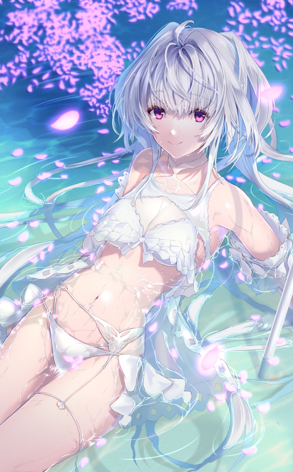 bikini, fate/grand_order, kamehito, merlin_(fate/prototype), swimsuits