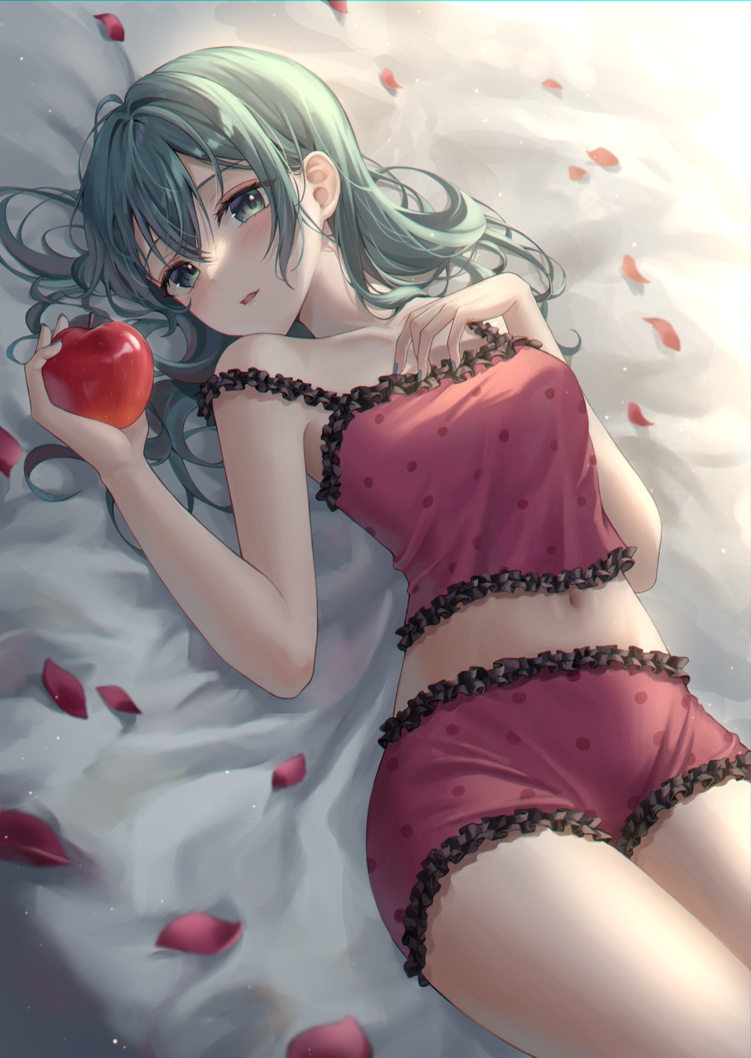 hatsune_miku, pajama, romeo_and_cinderella_(vocaloid), vocaloid, wolla