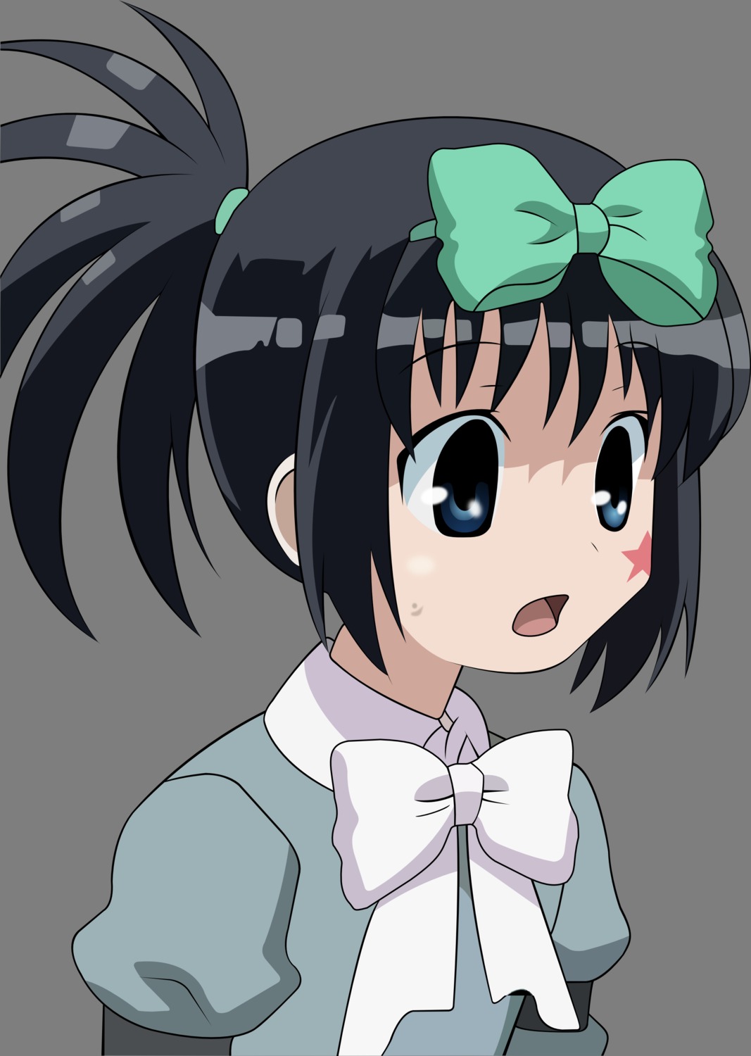 kunihiro_hajime, saki, transparent_png, vector_trace