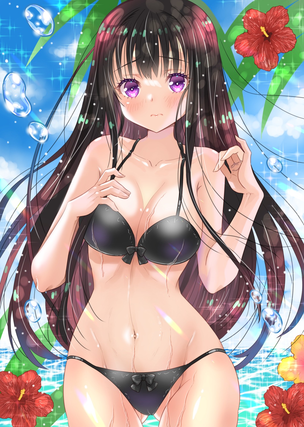 bikini, inoue_takina, lycoris_recoil, swimsuits, uonuma_yuu