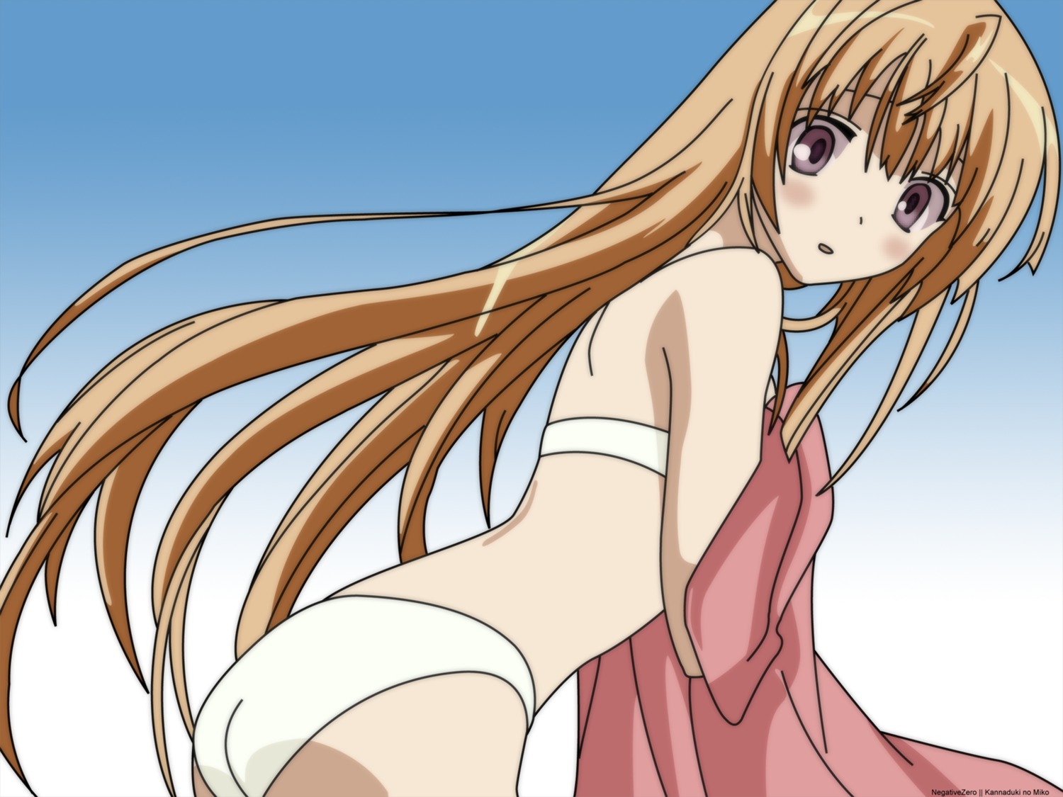bra, kannazuki_no_miko, kurusugawa_himeko, pantsu, vector_trace, wallpaper, watermark