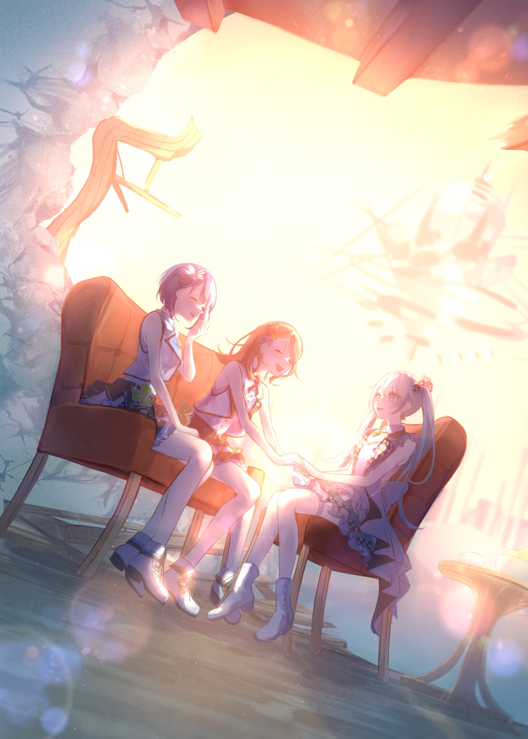 garter, hanasato_minori, hatsune_miku, kiritani_haruka, near_(vocaloid), project_sekai, uniform, vocaloid