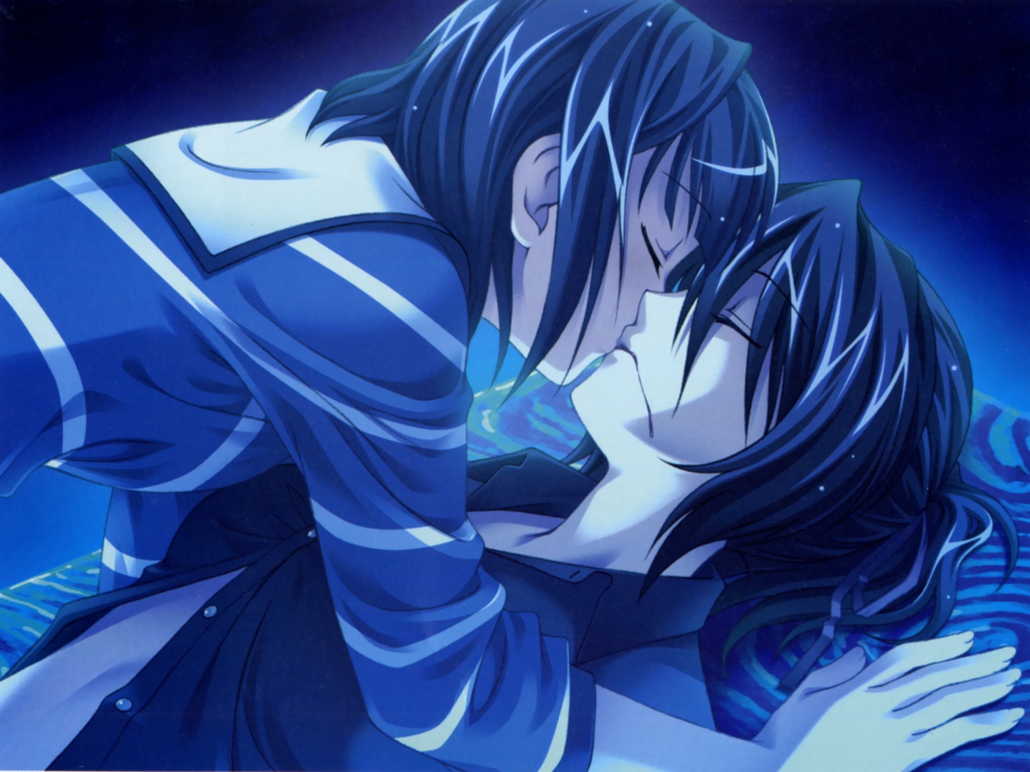 aoi_shiro, hal, kaya_(aoi_shiro), osanai_shouko, success, yuri