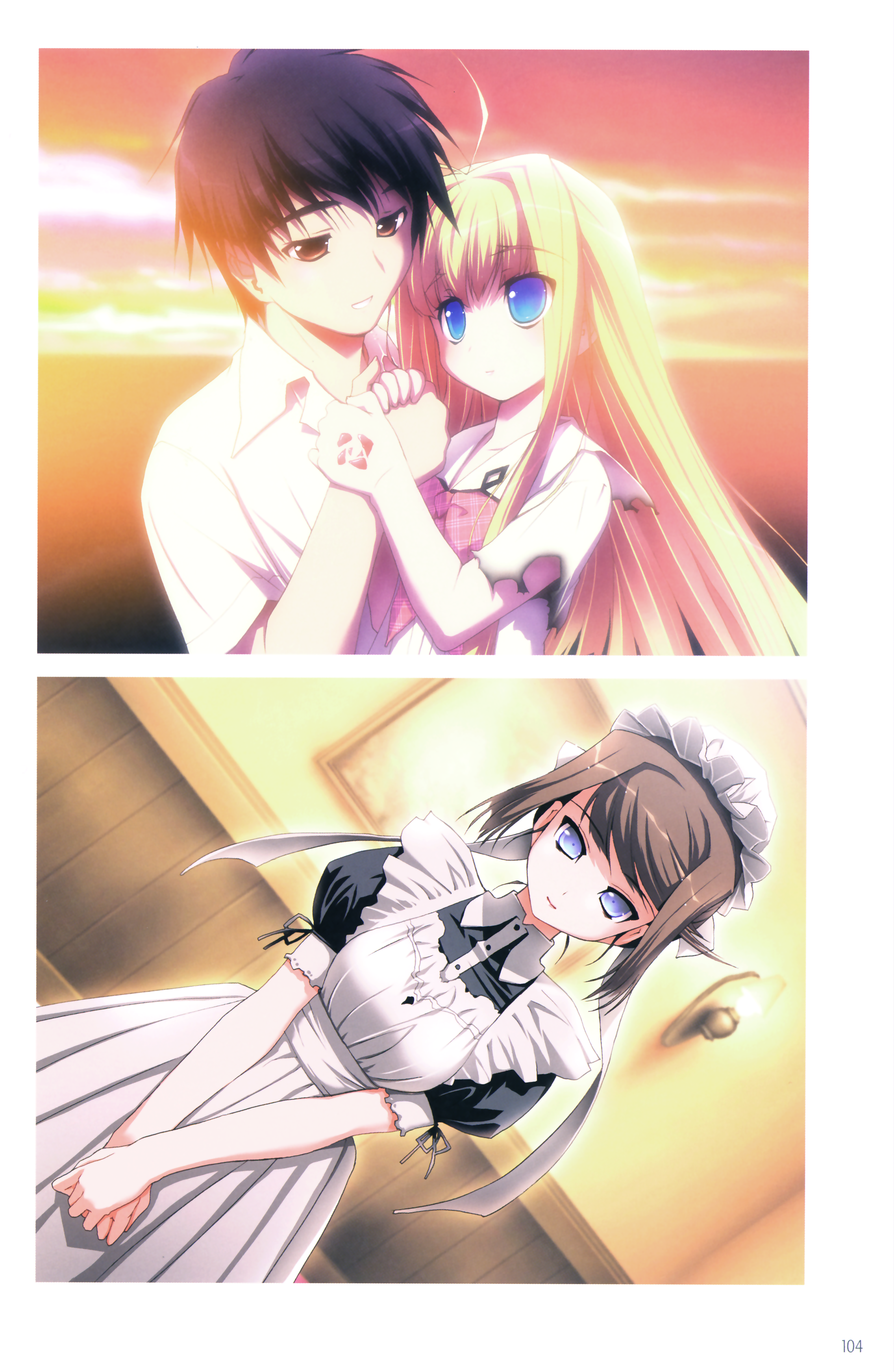 akata_itsuki, dragon_crisis!, kisaragi_ryuuji, maid, rose_(dragon_crisis)