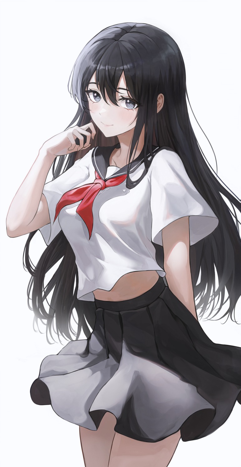 matsogum, seifuku, shirt_lift