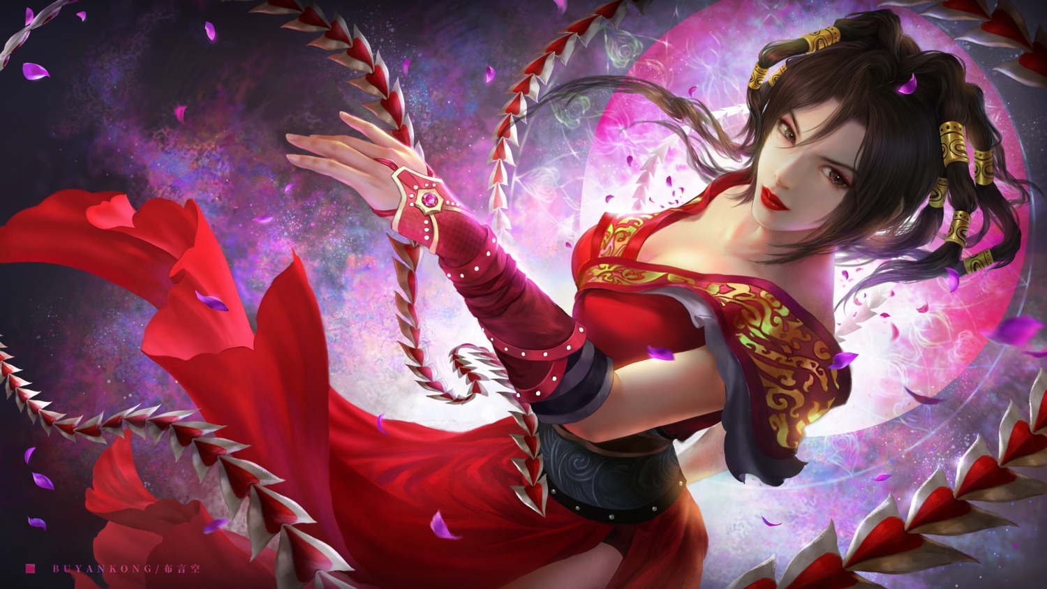 asian_clothes, chi_lian, no_bra, tagme, the_legend_of_qin, weapon