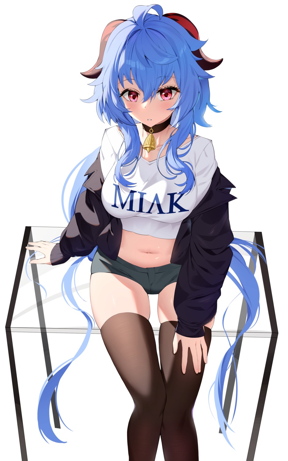 ganyu, gappt, genshin_impact, horns, thighhighs