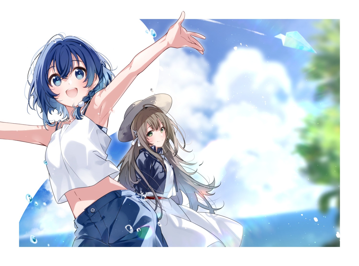 dress, misakino_kukuru, miyazawa_fuuka, shiroi_suna_no_aquatope, u35
