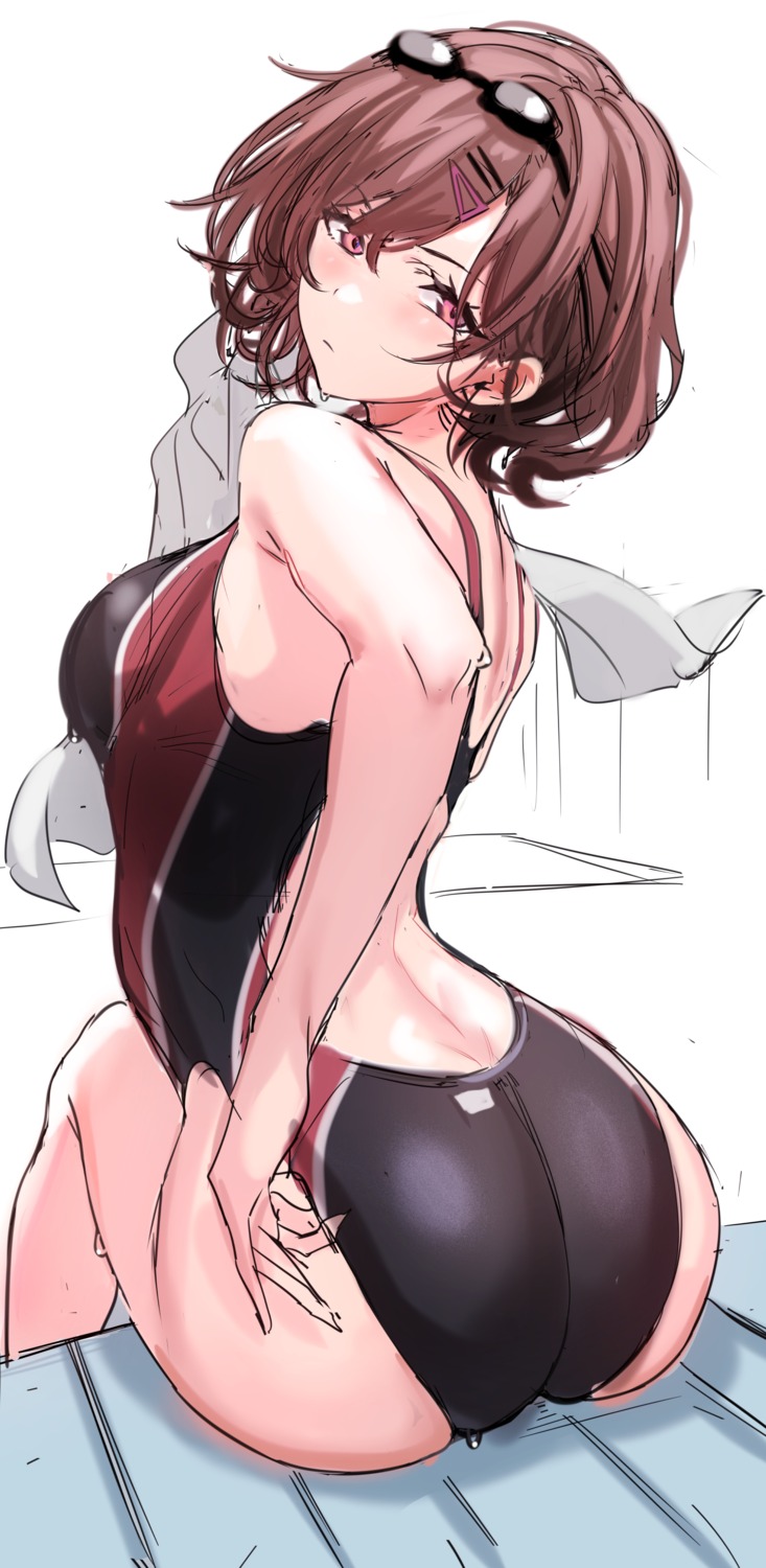 ass, higuchi_madoka, sketch, swimsuits, the_idolm@ster, the_idolm@ster_shiny_colors, ulrich_(tagaragakuin)