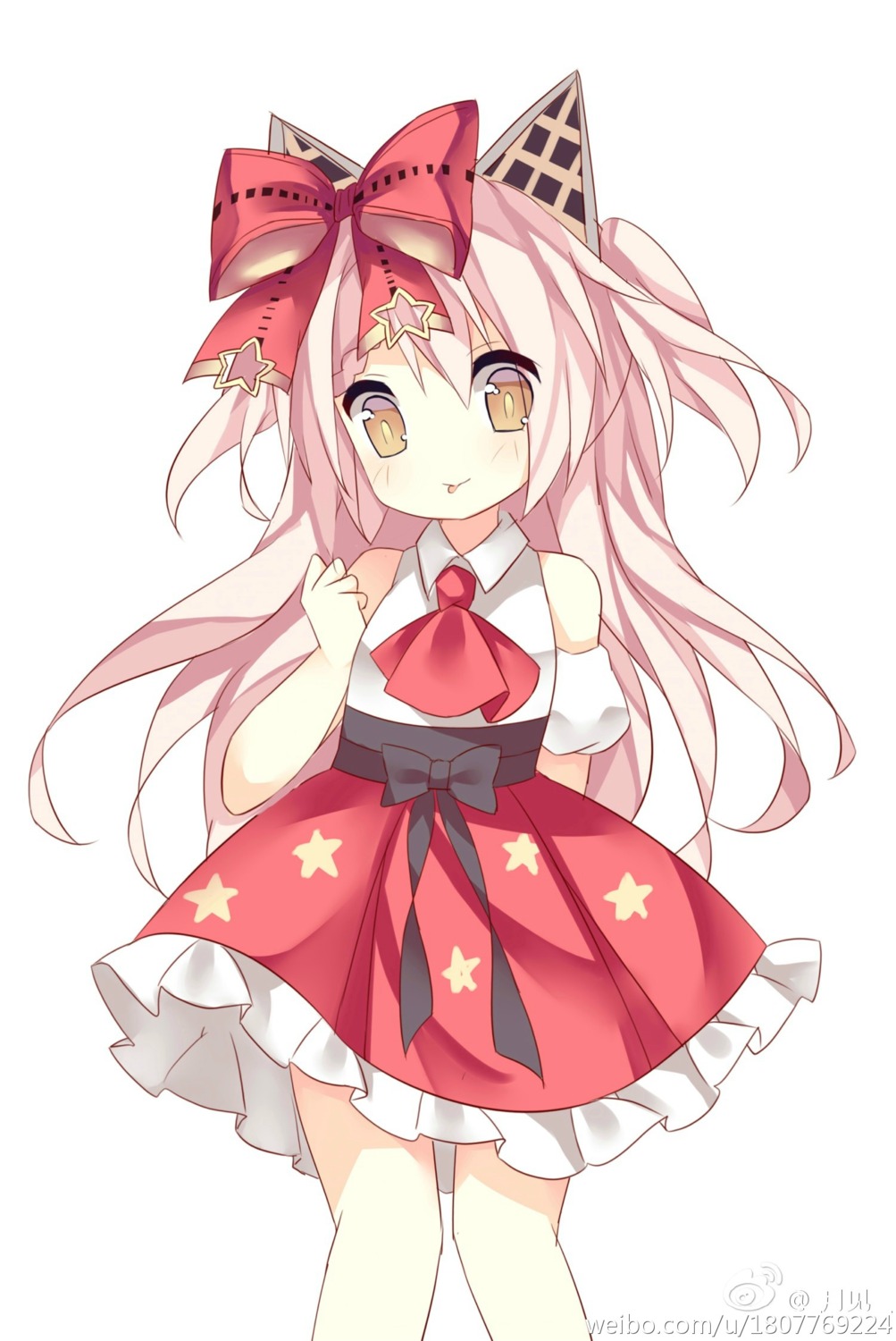 animal_ears, dress, saru, shimakaze_(zhanjianshaonv), zhanjianshaonv