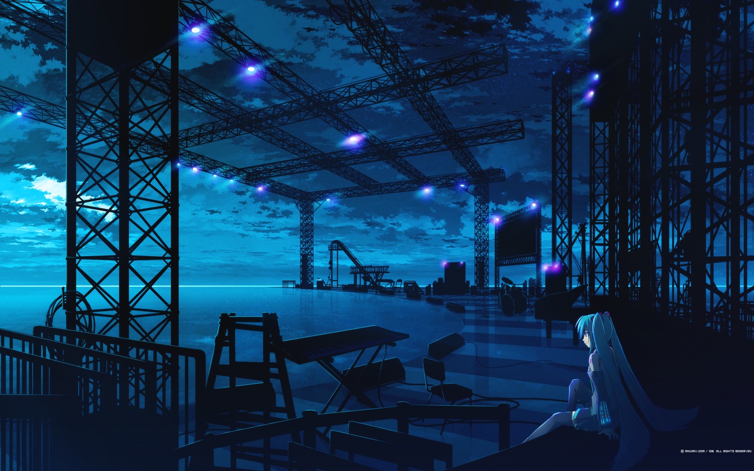 108, hatsune_miku, landscape, vocaloid, wallpaper