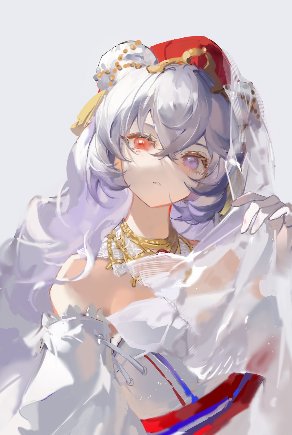 animal_ears, arknights, rosa_(arknights), see_through, weifengbing