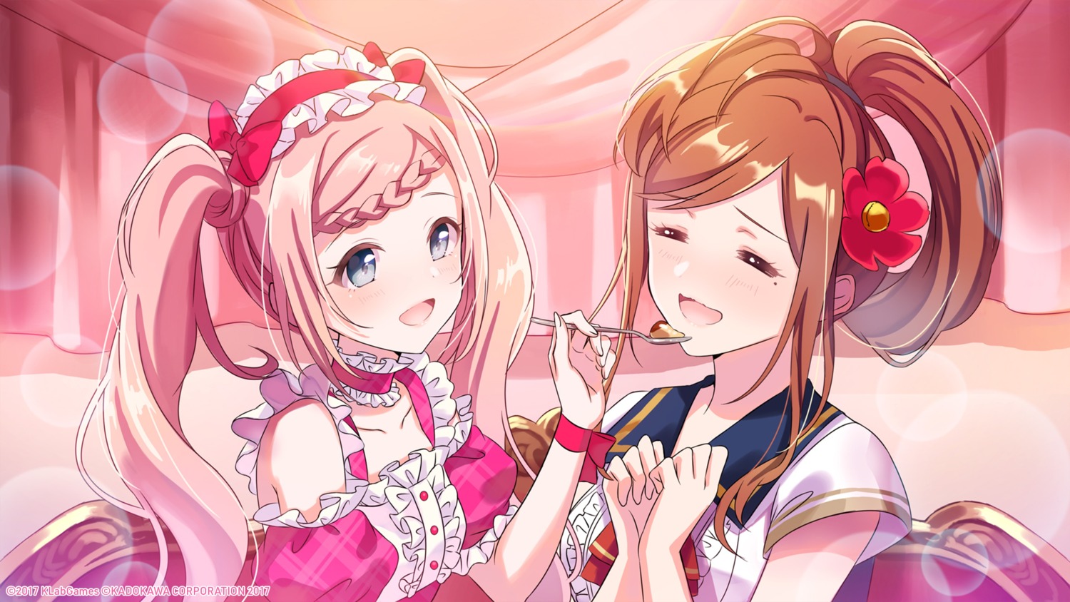 champe_(lapis_re:lights), lapis_re:lights, seifuku, tsubaki_(lapis_re:lights), u35, wallpaper, yuri
