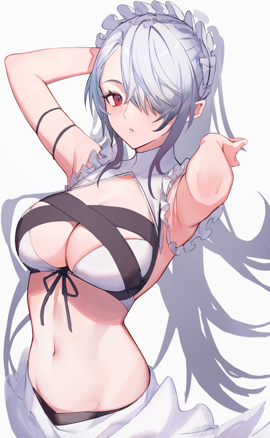 @shuntarou, bikini, maid, swimsuits