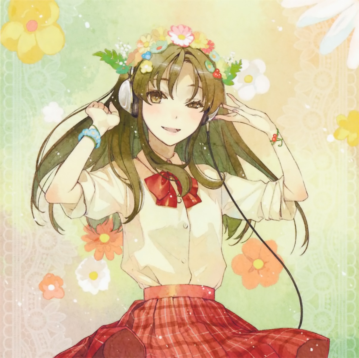 headphones, hidari, misono_mayu, usotsuki_mii-kun_to_kowareta_maa-chan