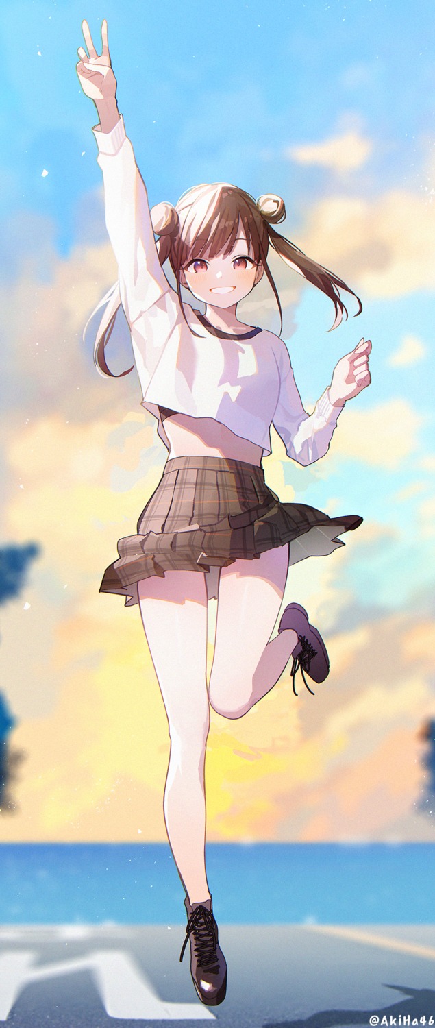 bra, kuri_choko, shirt_lift, skirt_lift, sonoda_chiyoko, the_idolm@ster, the_idolm@ster_shiny_colors