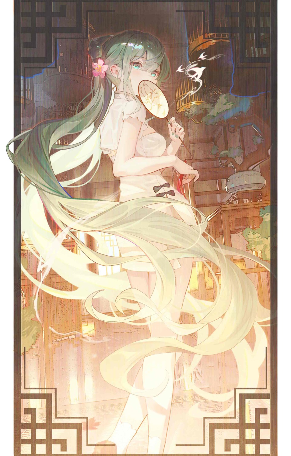 chinadress, hatsune_miku, shaohua_hatsune_miku, vocaloid, weizhi