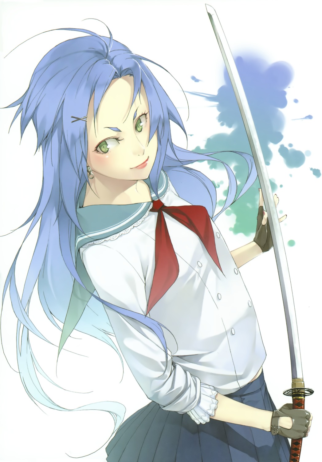 kyo, seifuku, sword