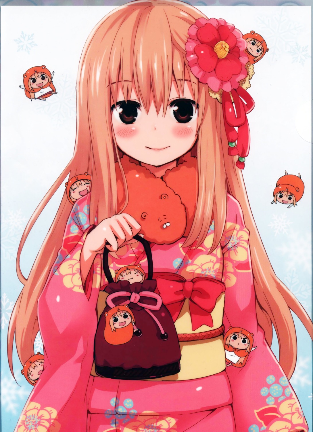 chibi, doma_umaru, himouto!_umaru-chan, kimono, sankakuhead