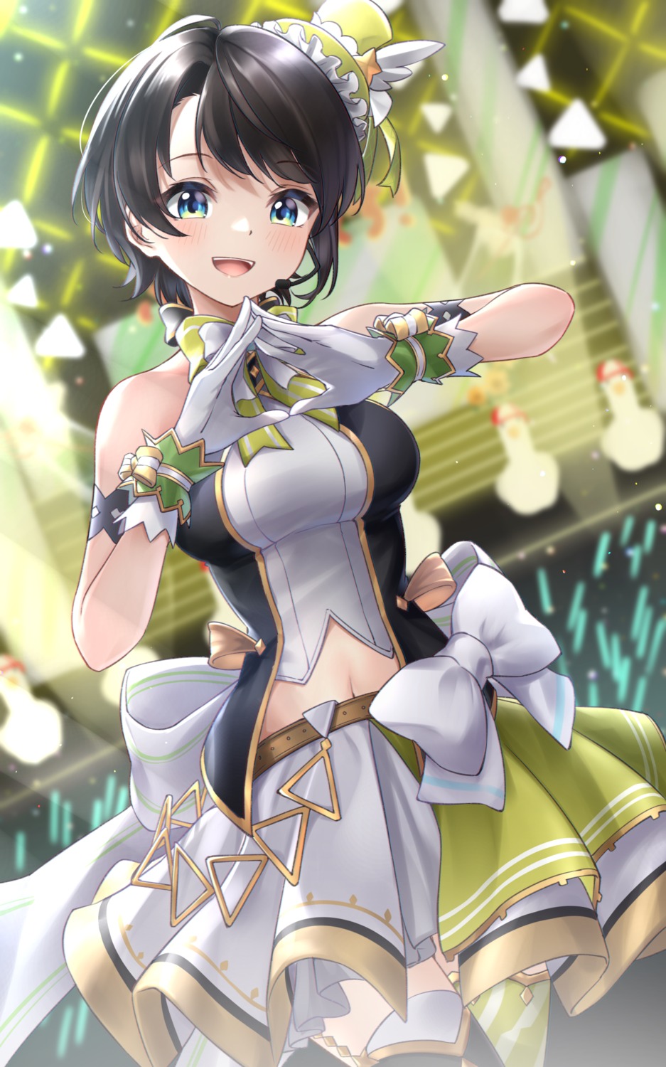 hololive, oozora_subaru, thighhighs, tsurupy, uniform