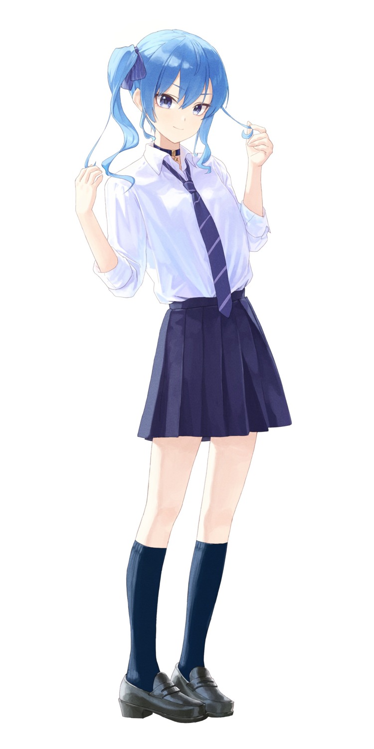 hololive, hoshimachi_suisei, maki_(makimaki), seifuku