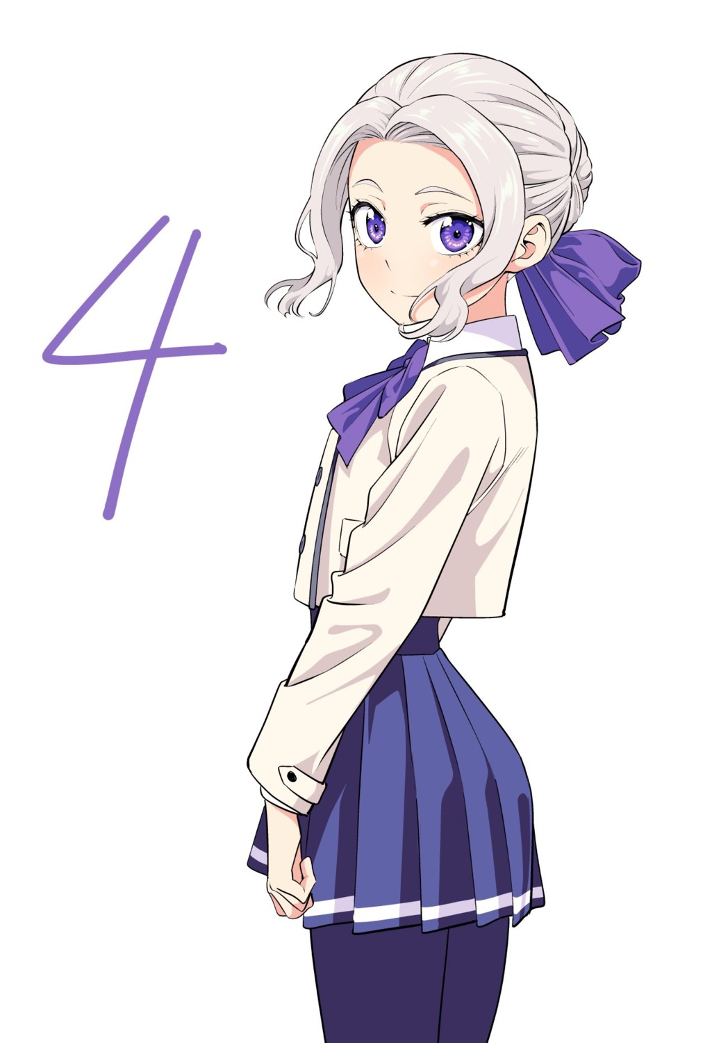 hiroyuki_(artist), kanojo_mo_kanojo, kiryuu_shino, pantyhose, seifuku