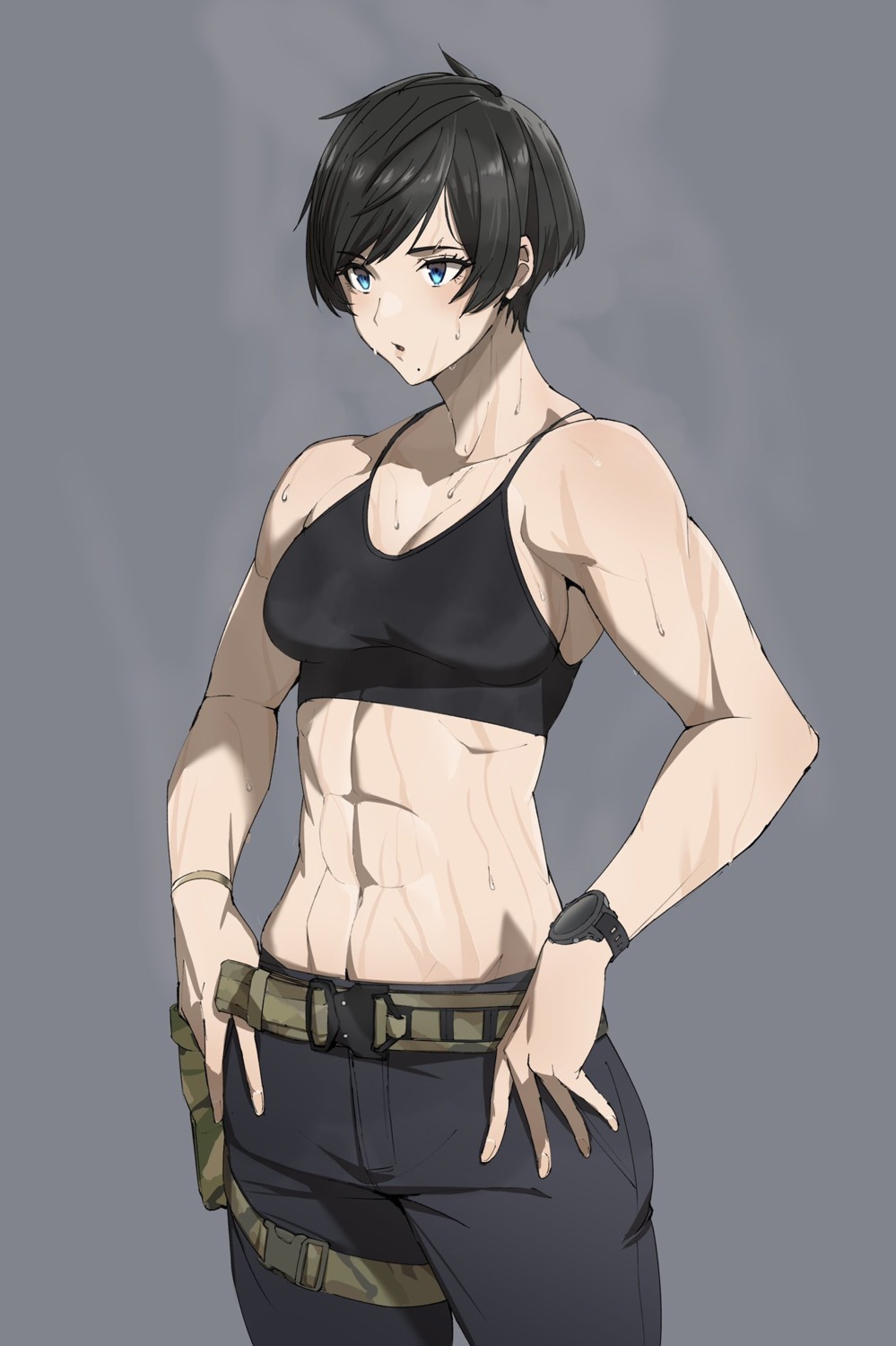 bra, cleavage, garter, pen_guin15