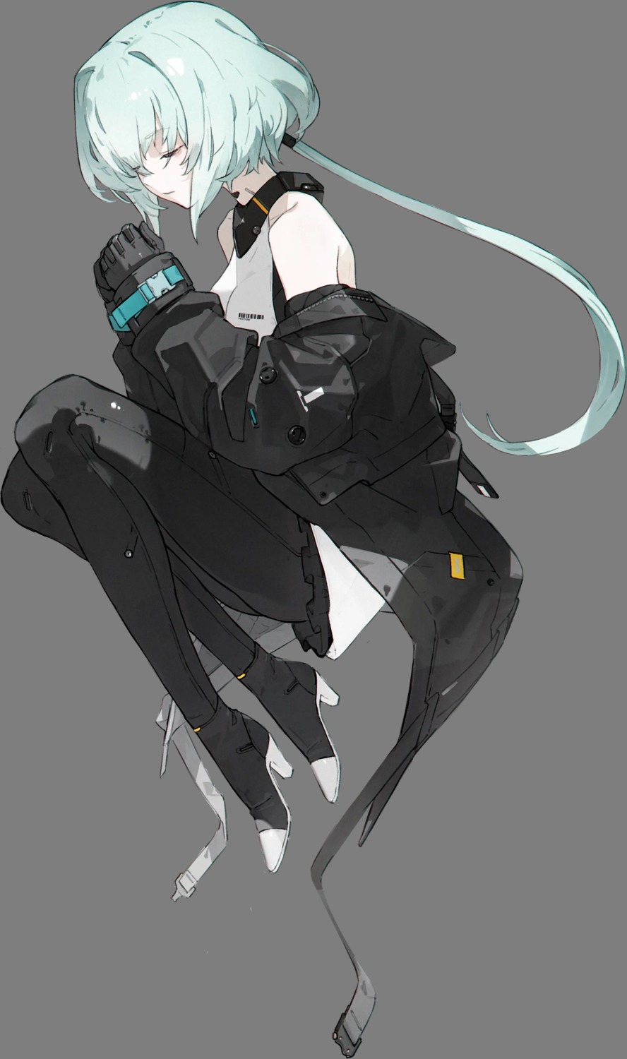bodysuit, heels, noir_(synduality), synduality, tagme, transparent_png