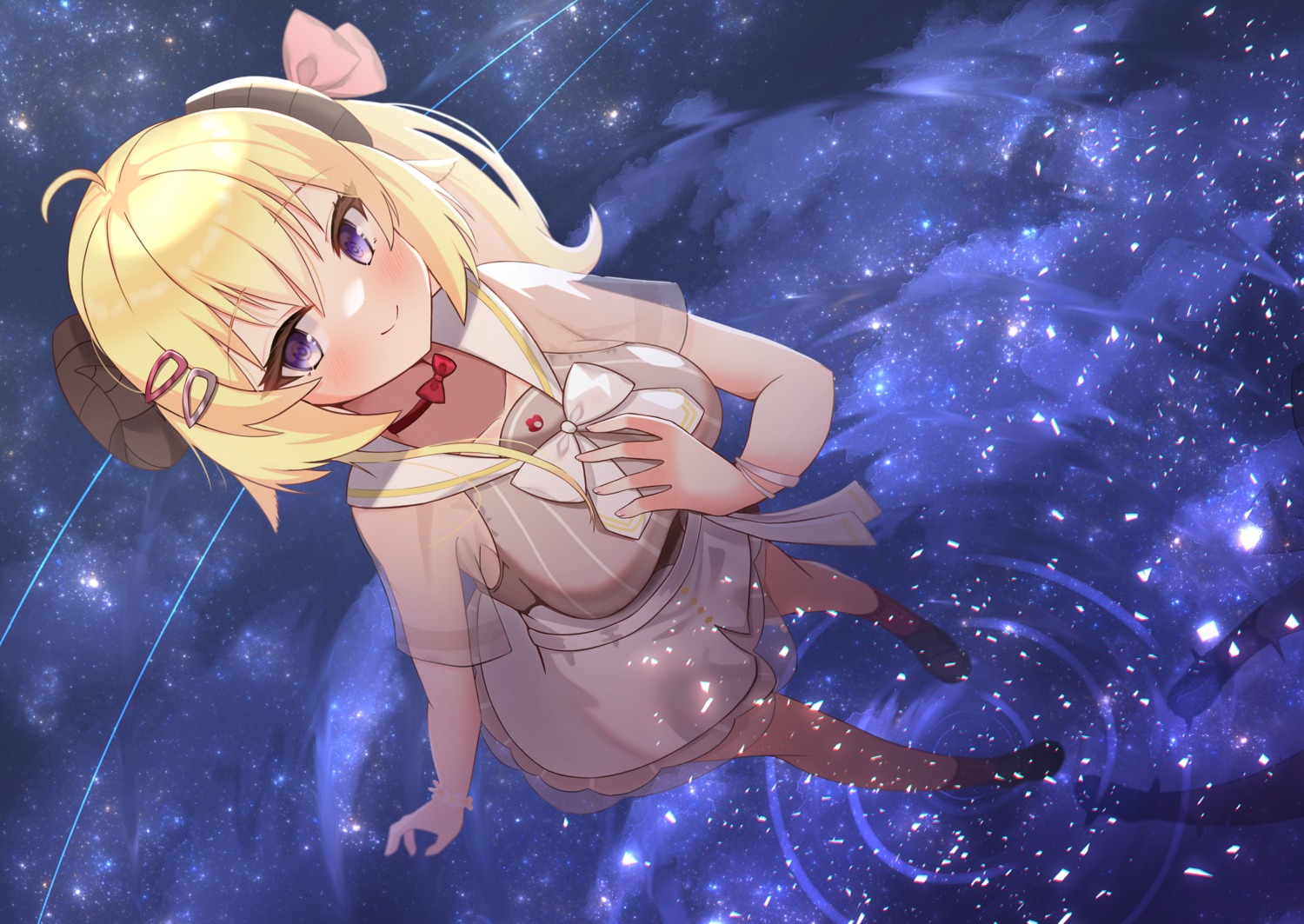 hololive, horns, kawaiipony2, tsunomaki_watame