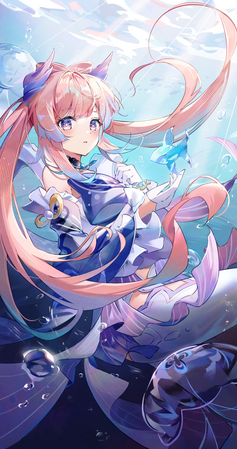 genshin_impact, kokonex, sangonomiya_kokomi, thighhighs