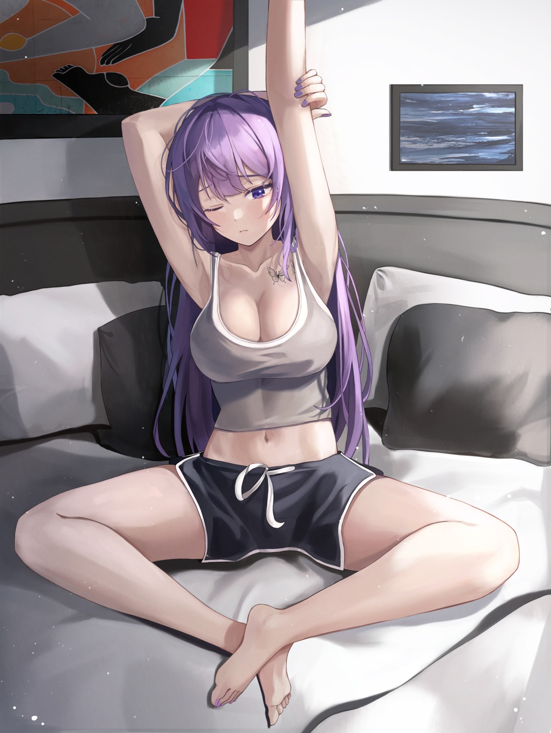 cleavage, fakey, shiroki_yuna