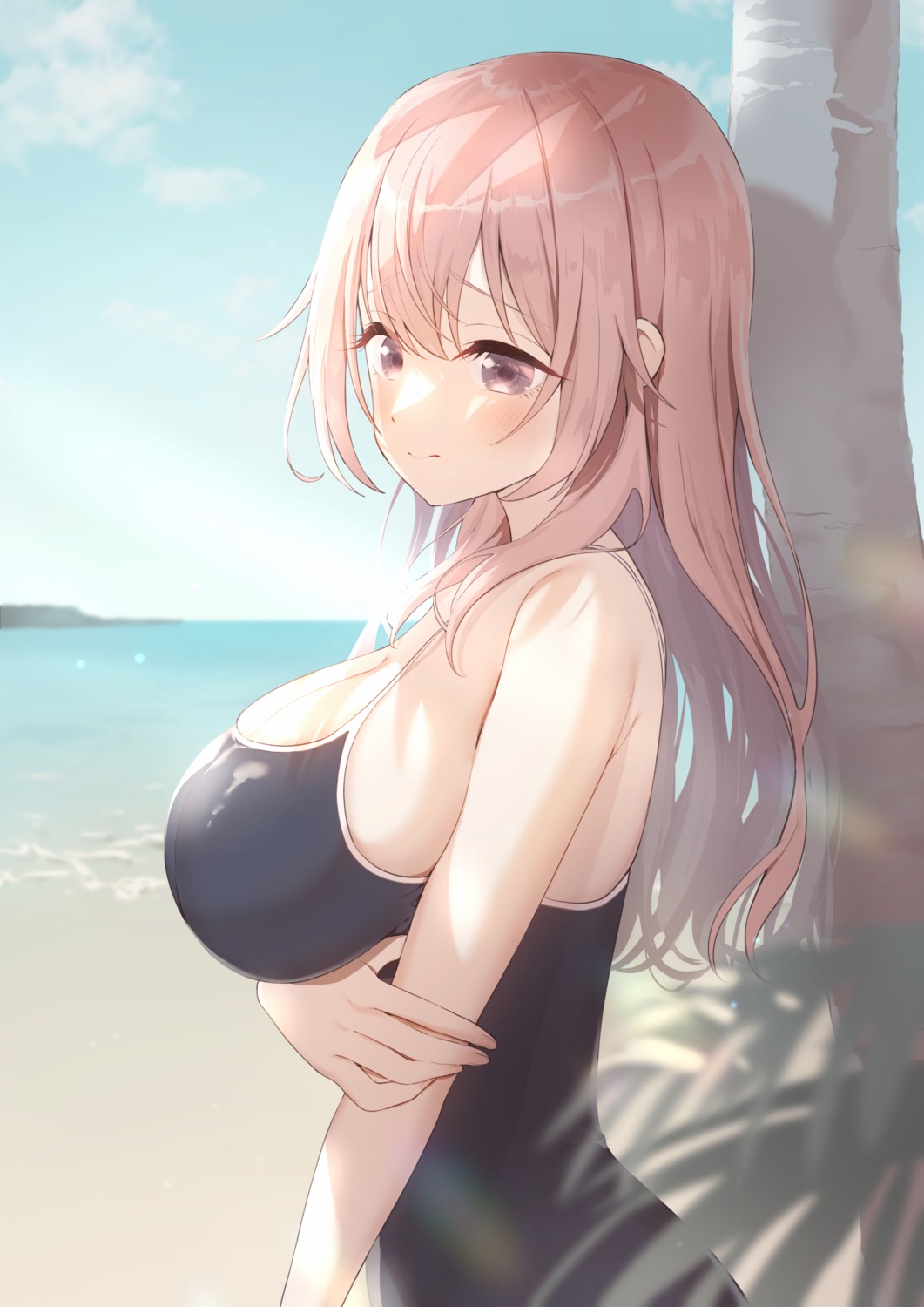 breast_hold, inui_shinju, school_swimsuit, sono_bisque_doll_wa_koi_wo_suru, swimsuits, waki_(pixiv2609622)