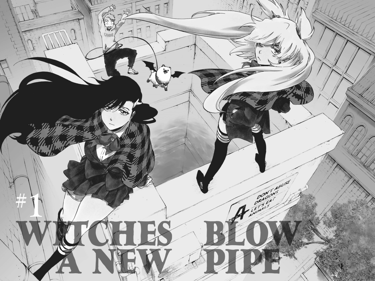 burn_the_witch, garter, kubo_tite, monochrome, niihashi_noel, ninny_spangcole, seifuku, thighhighs