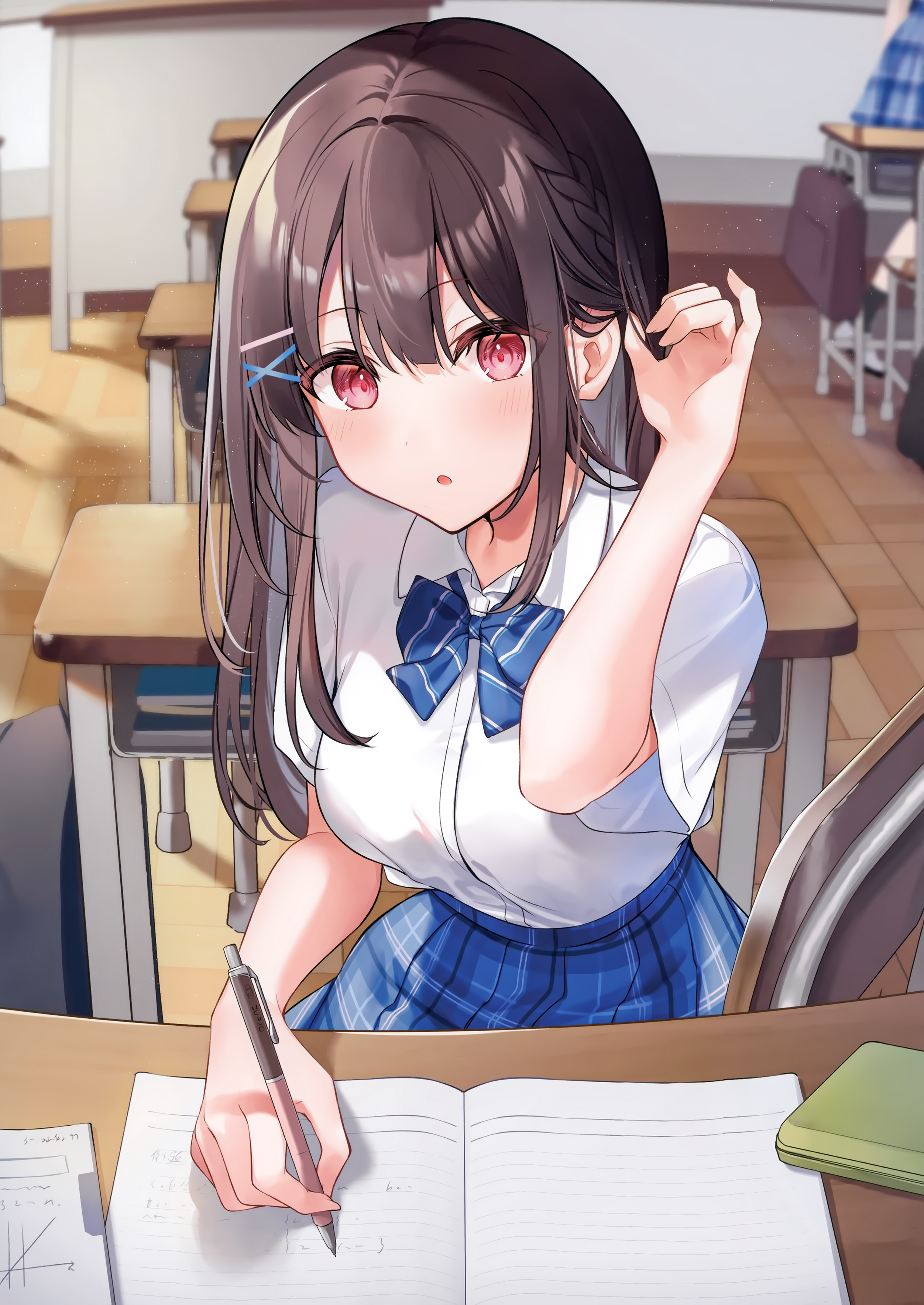 kisaragi_yuri, koharu_shoujo, seifuku, tachibana_sara_(kisaragi_yuri)