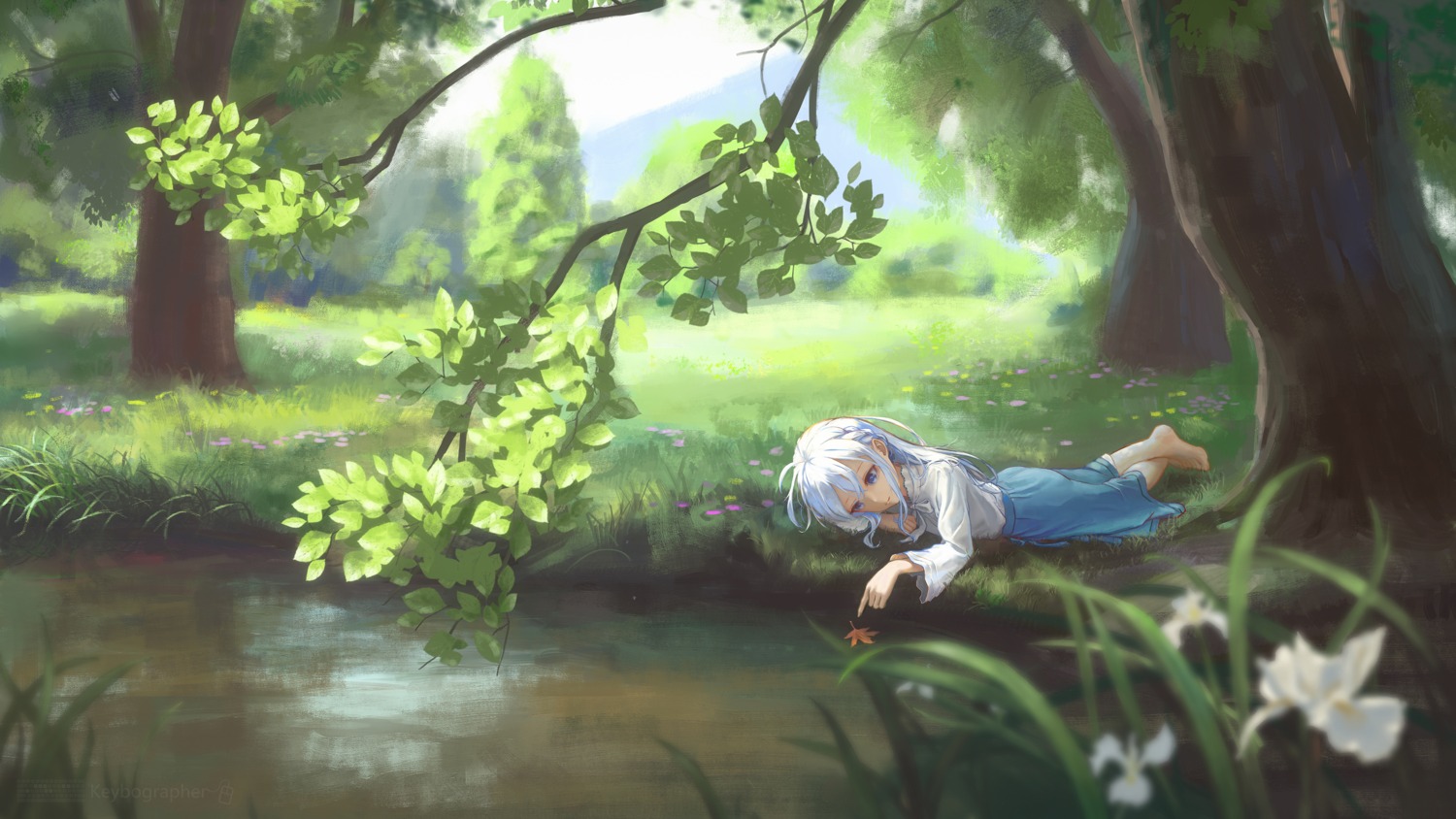 elaina_(majotabi), landscape, majo_no_tabitabi, ti_hai_diao_yu