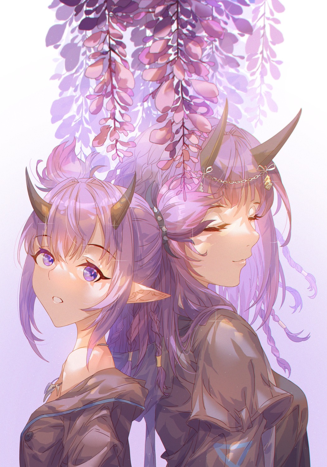 arknights, horns, innoarukugyou, lava_(arknights), pointy_ears