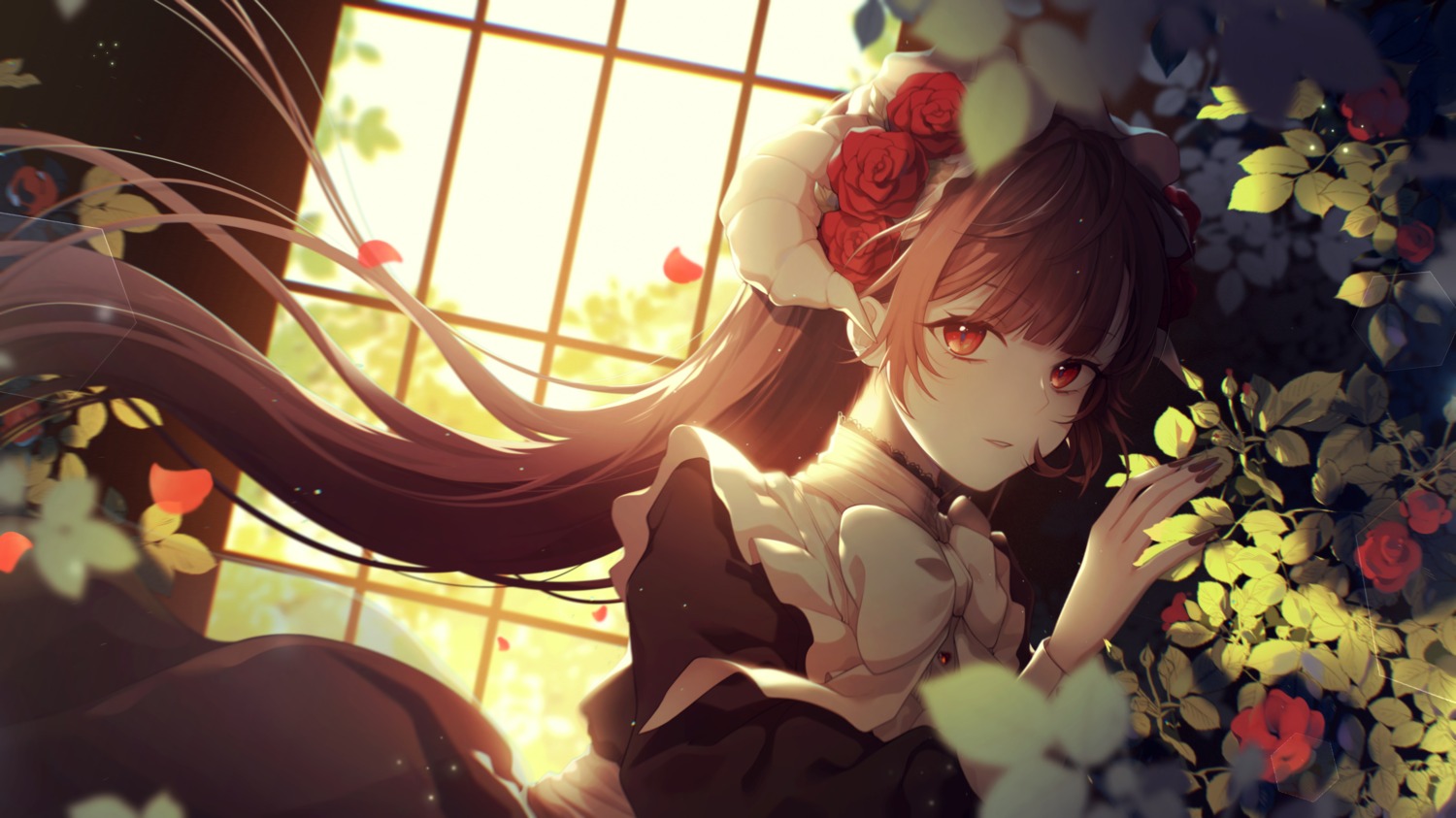horns, maid, miho-tyan