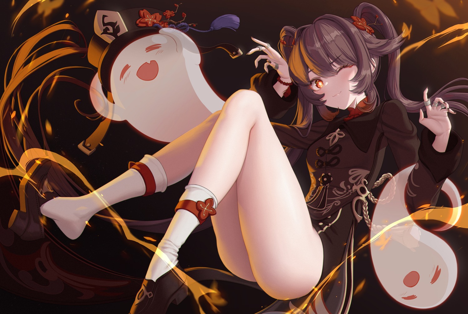 asian_clothes, genshin_impact, hancho, hu_tao